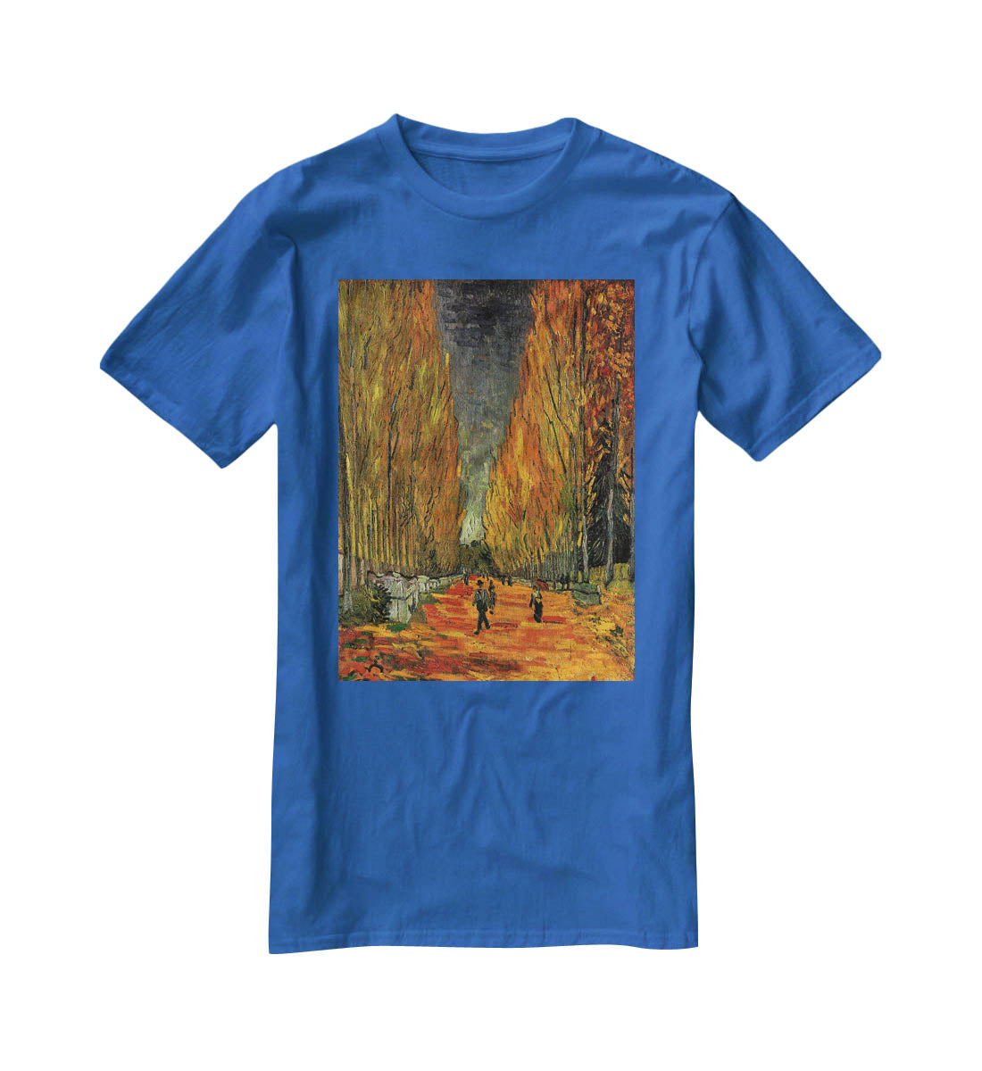 Les Alyscamps 3 by Van Gogh T-Shirt - Canvas Art Rocks - 2
