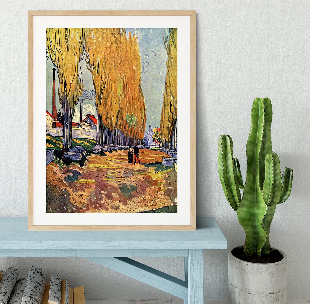 Les Alyscamps by Van Gogh Framed Print - Canvas Art Rocks - 3