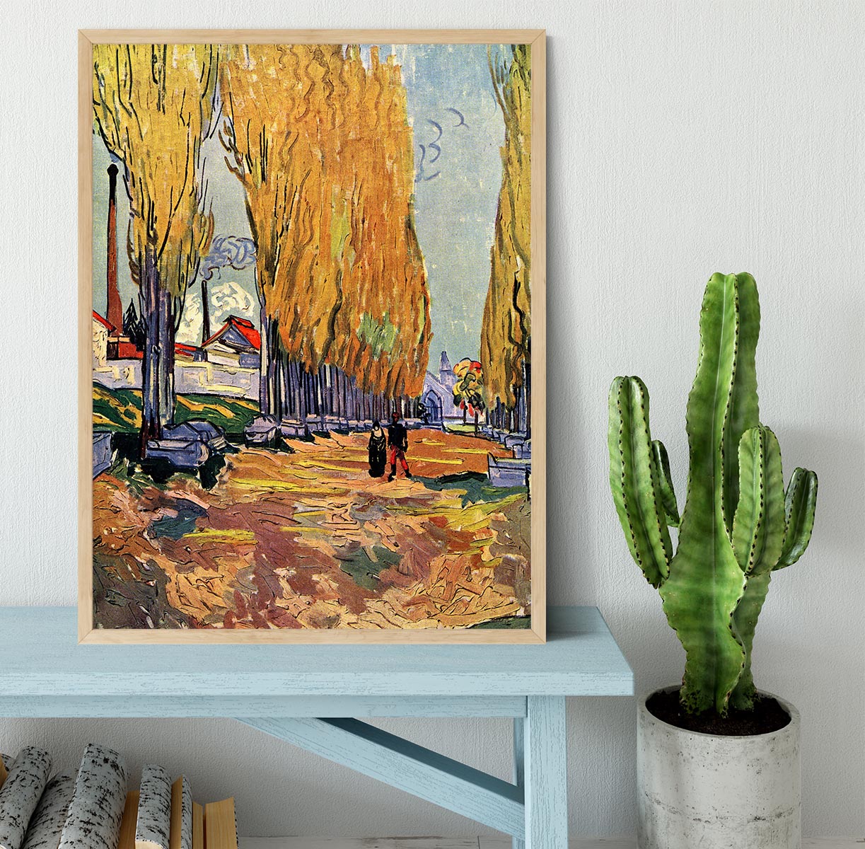 Les Alyscamps by Van Gogh Framed Print - Canvas Art Rocks - 4