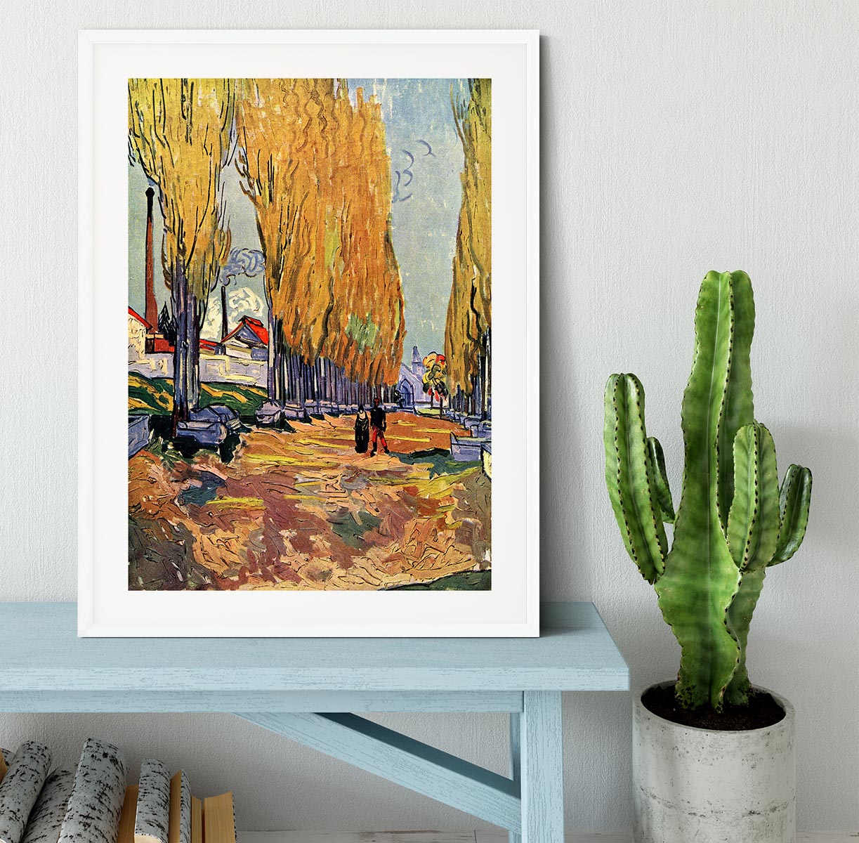 Les Alyscamps by Van Gogh Framed Print - Canvas Art Rocks - 5