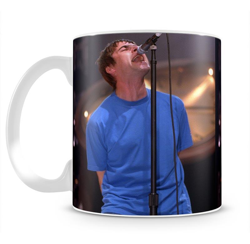 Liam Gallagher singing Mug - Canvas Art Rocks - 2