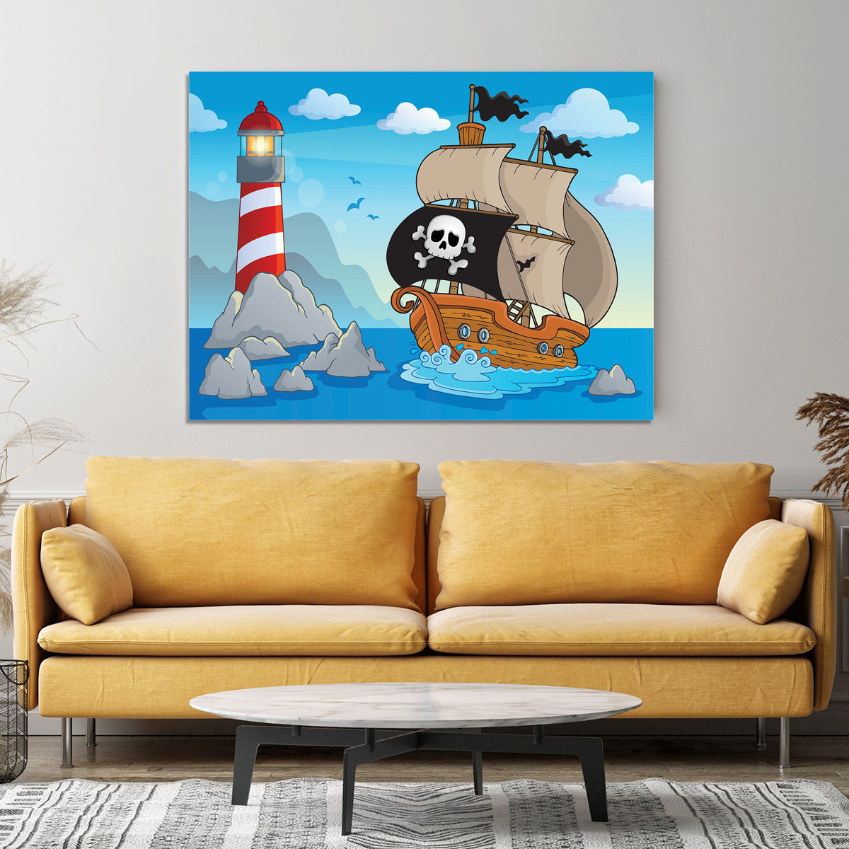 Lighthouse theme image 5 Canvas Print or Poster - Canvas Art Rocks - 4