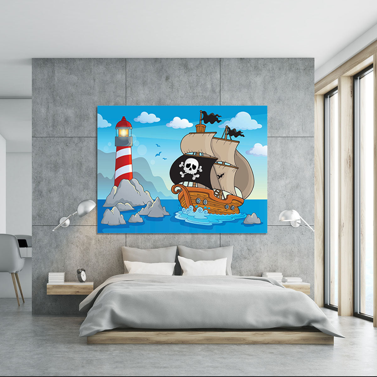 Lighthouse theme image 5 Canvas Print or Poster - Canvas Art Rocks - 5