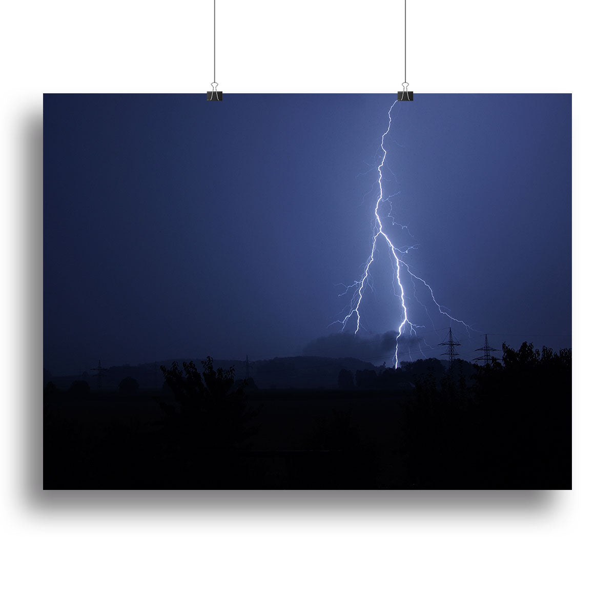 Lightning Flash Canvas Print or Poster - Canvas Art Rocks - 2