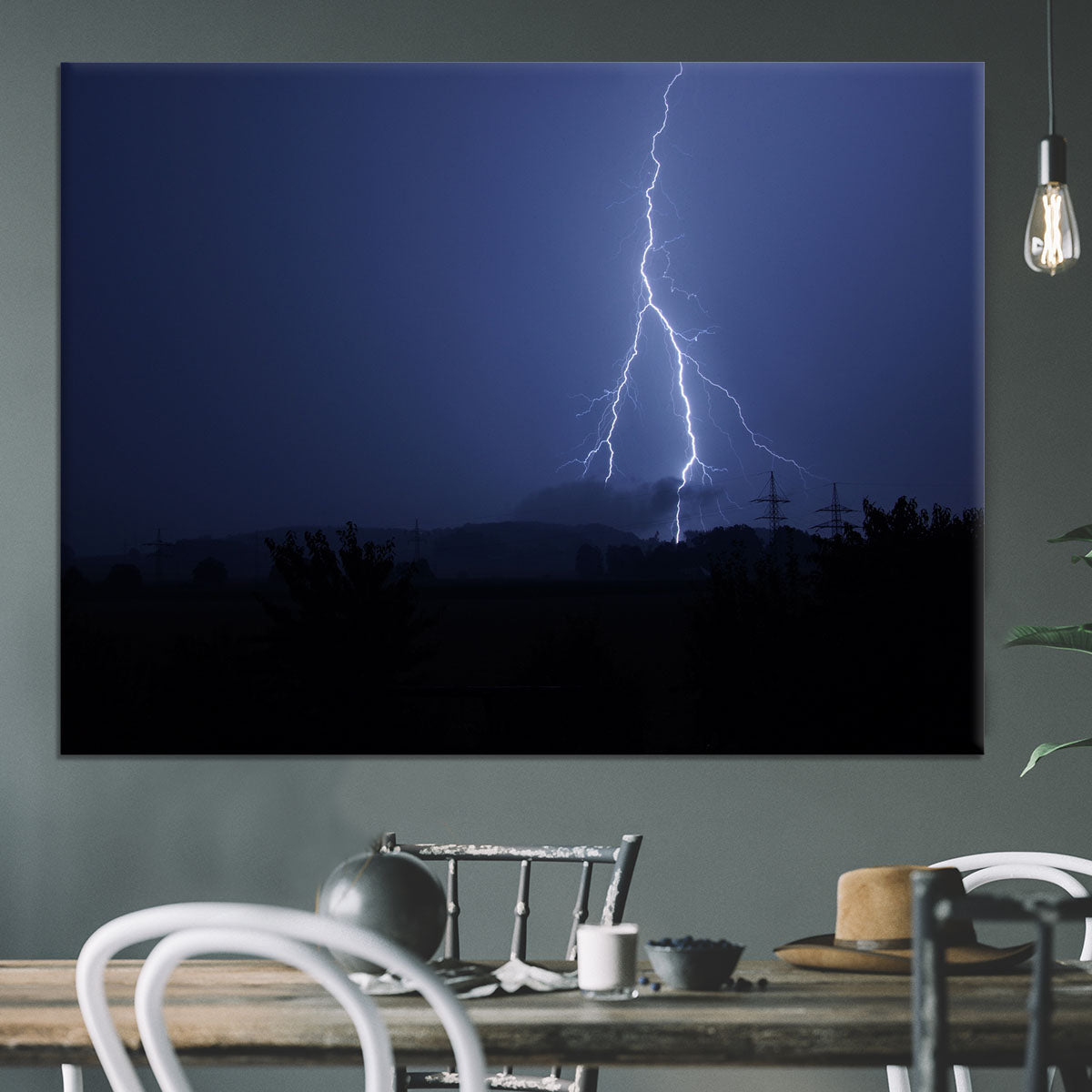 Lightning Flash Canvas Print or Poster - Canvas Art Rocks - 3