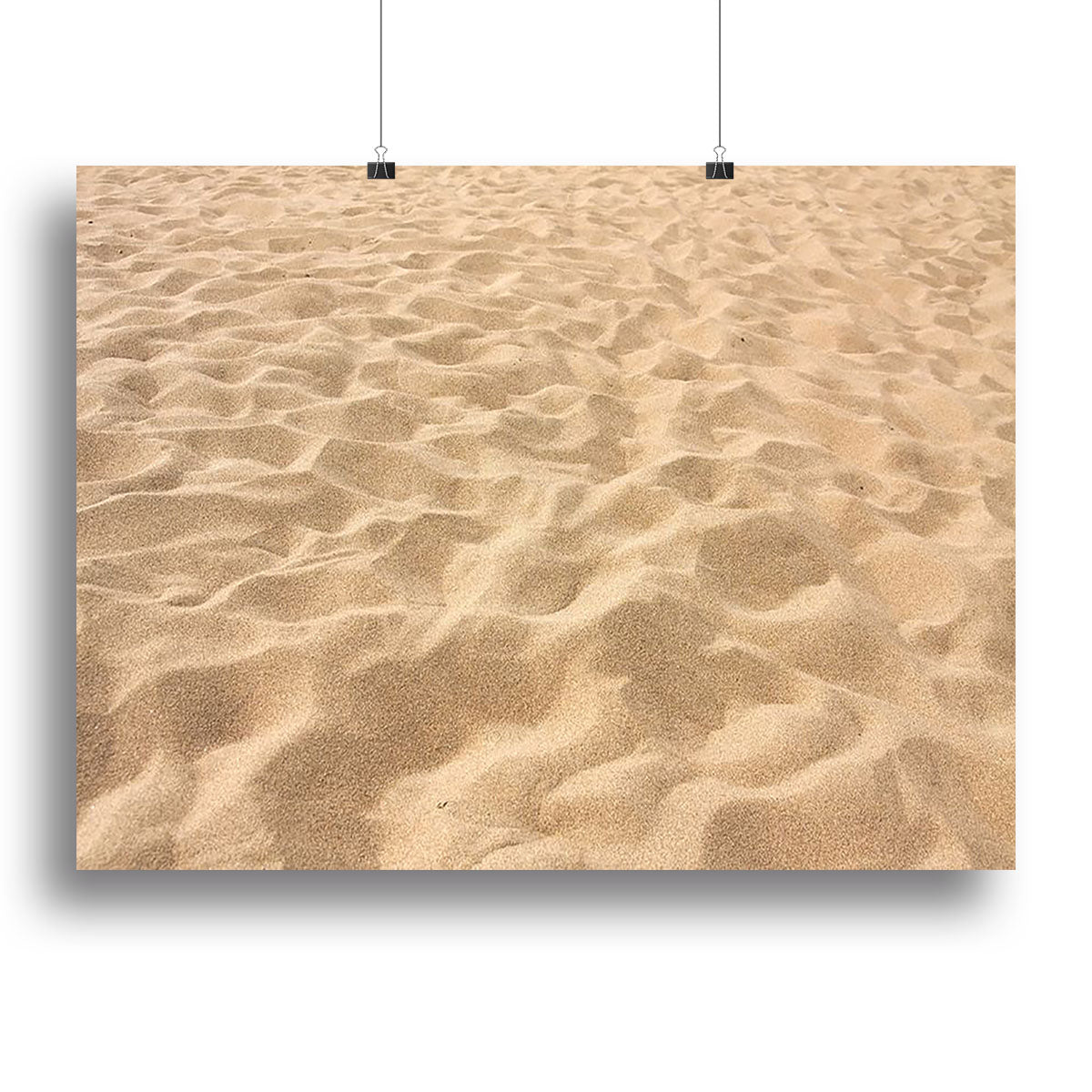 Lines in the sand of a beach Canvas Print or Poster - Canvas Art Rocks - 2