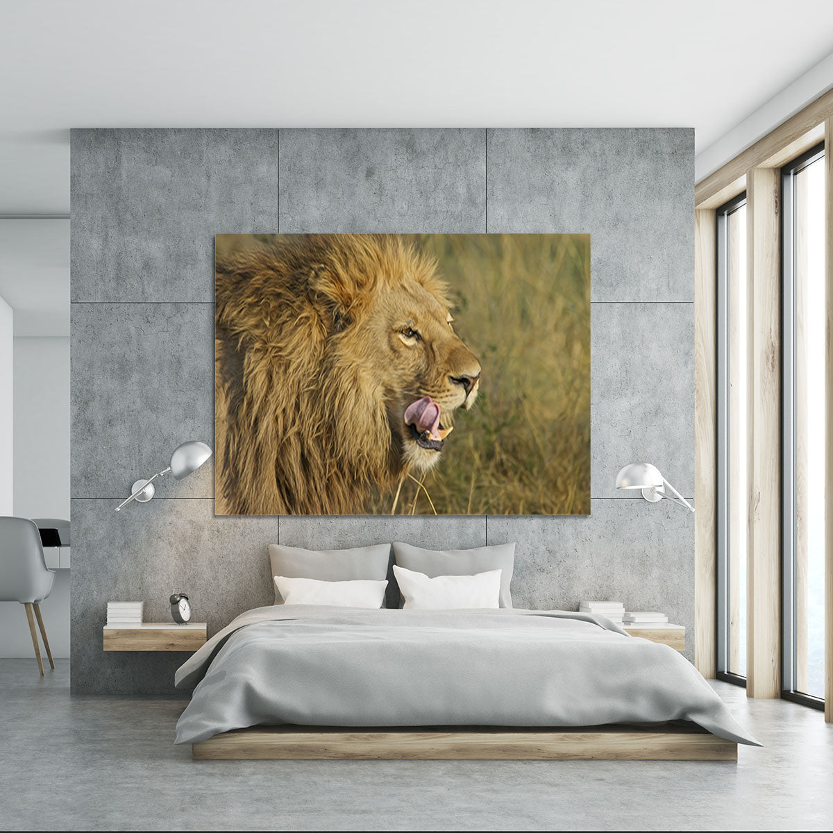 Lion Head Canvas Print or Poster - Canvas Art Rocks - 5