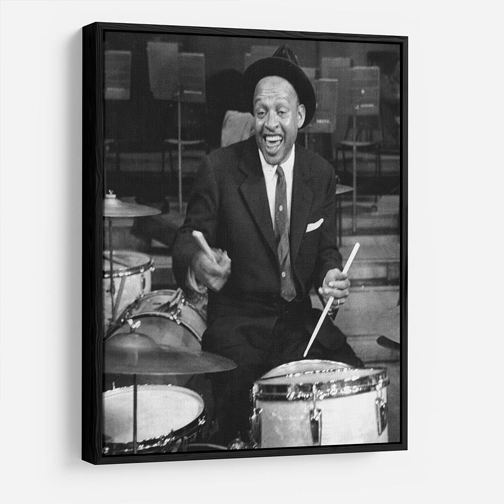 Lionel Hampton on the drums HD Metal Print - Canvas Art Rocks - 6