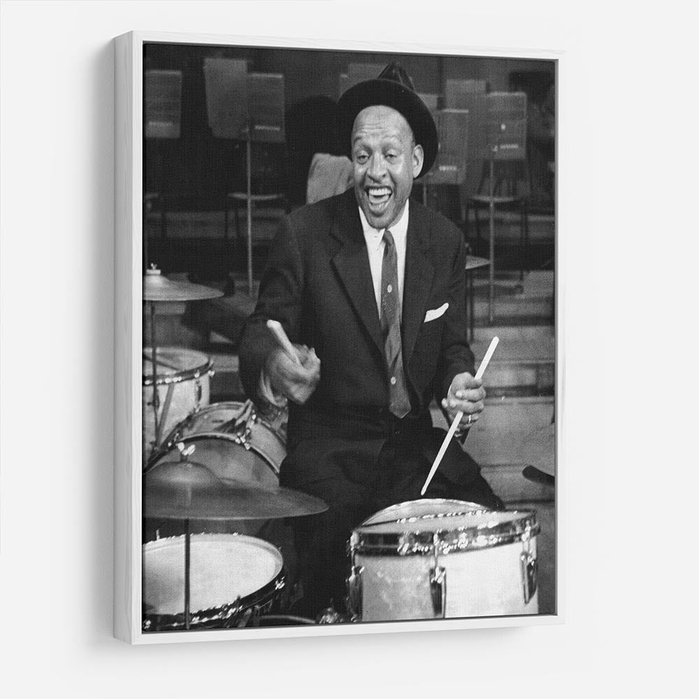 Lionel Hampton on the drums HD Metal Print - Canvas Art Rocks - 7