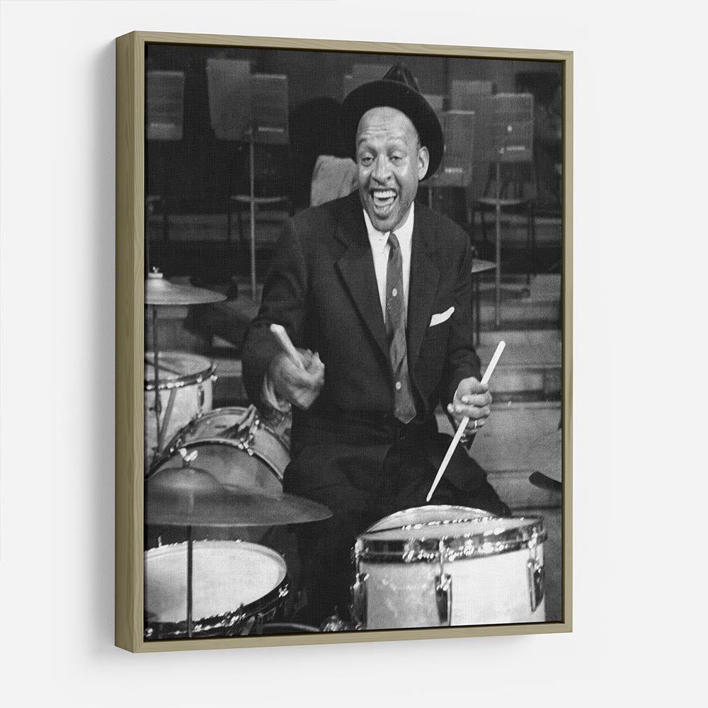 Lionel Hampton on the drums HD Metal Print - Canvas Art Rocks - 8