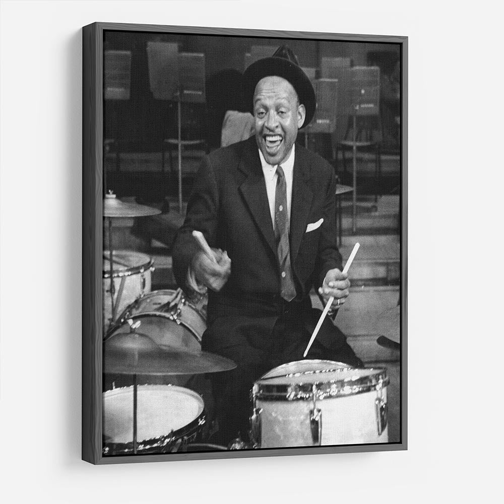 Lionel Hampton on the drums HD Metal Print - Canvas Art Rocks - 9