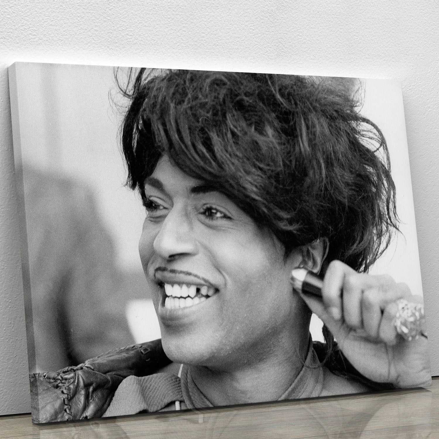Little Richard smiles Canvas Print or Poster - Canvas Art Rocks - 1