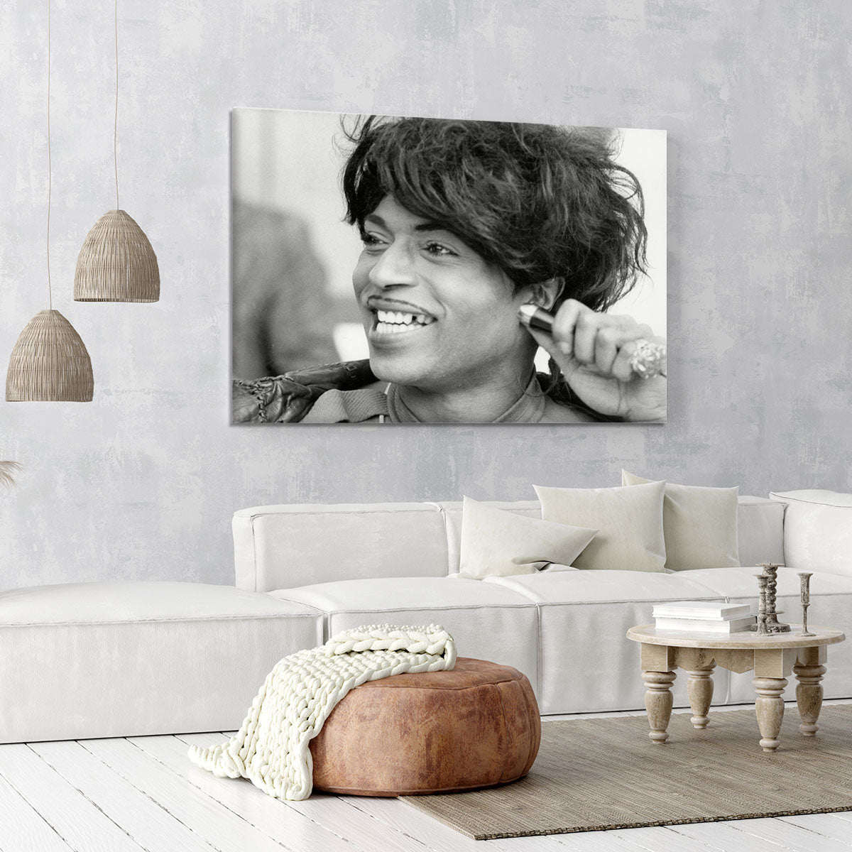 Little Richard smiles Canvas Print or Poster - Canvas Art Rocks - 6