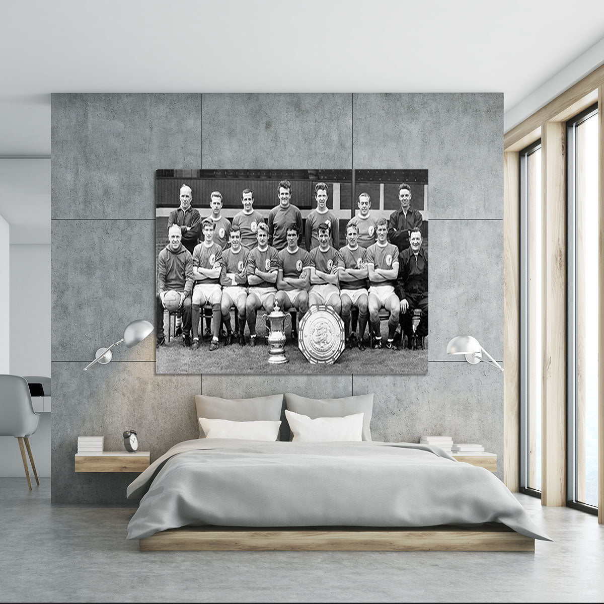Liverpool Football Club With The FA Cup And The Charity Shield 1965 Canvas Print or Poster - Canvas Art Rocks - 5