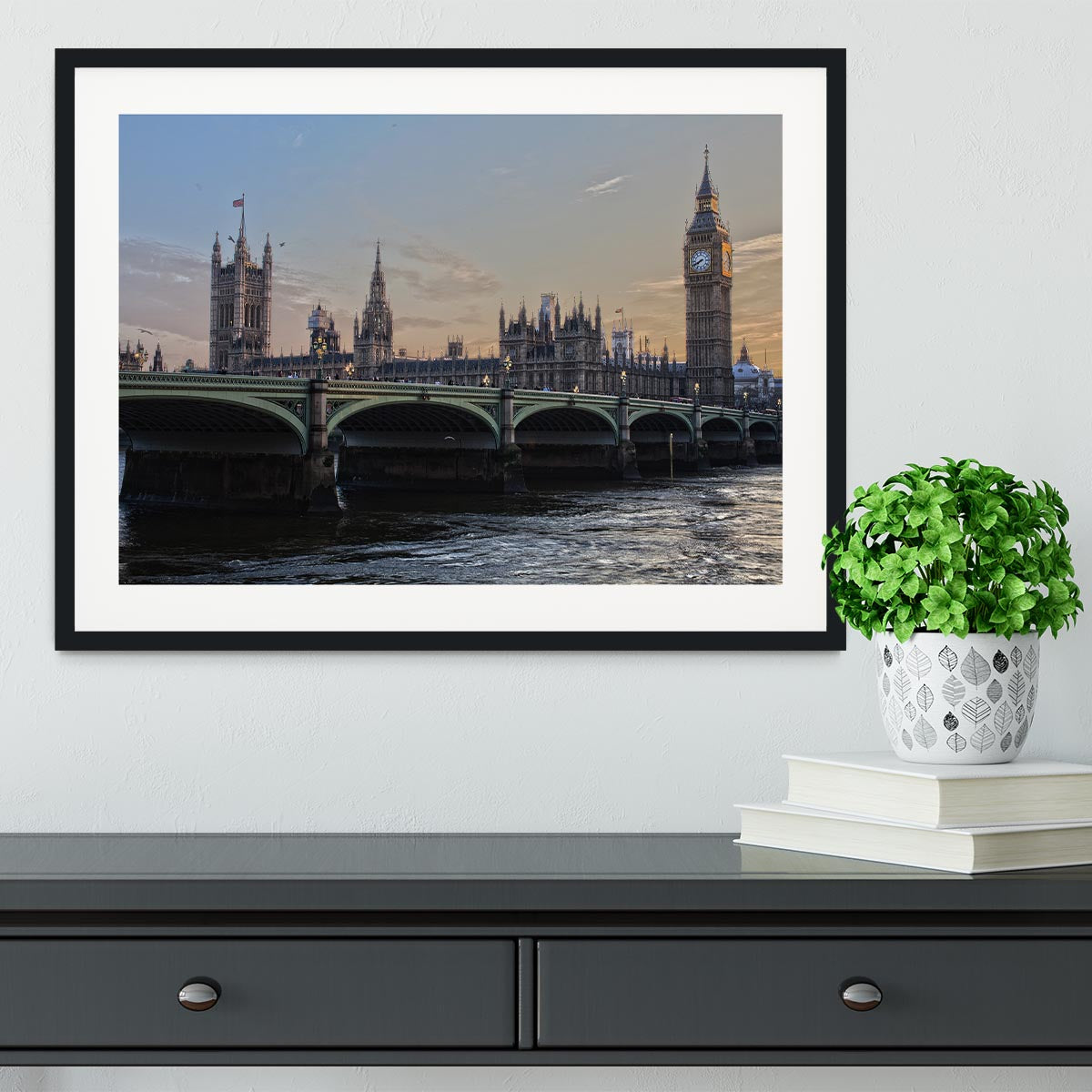 London Big Ben Framed Print - Canvas Art Rocks - 1