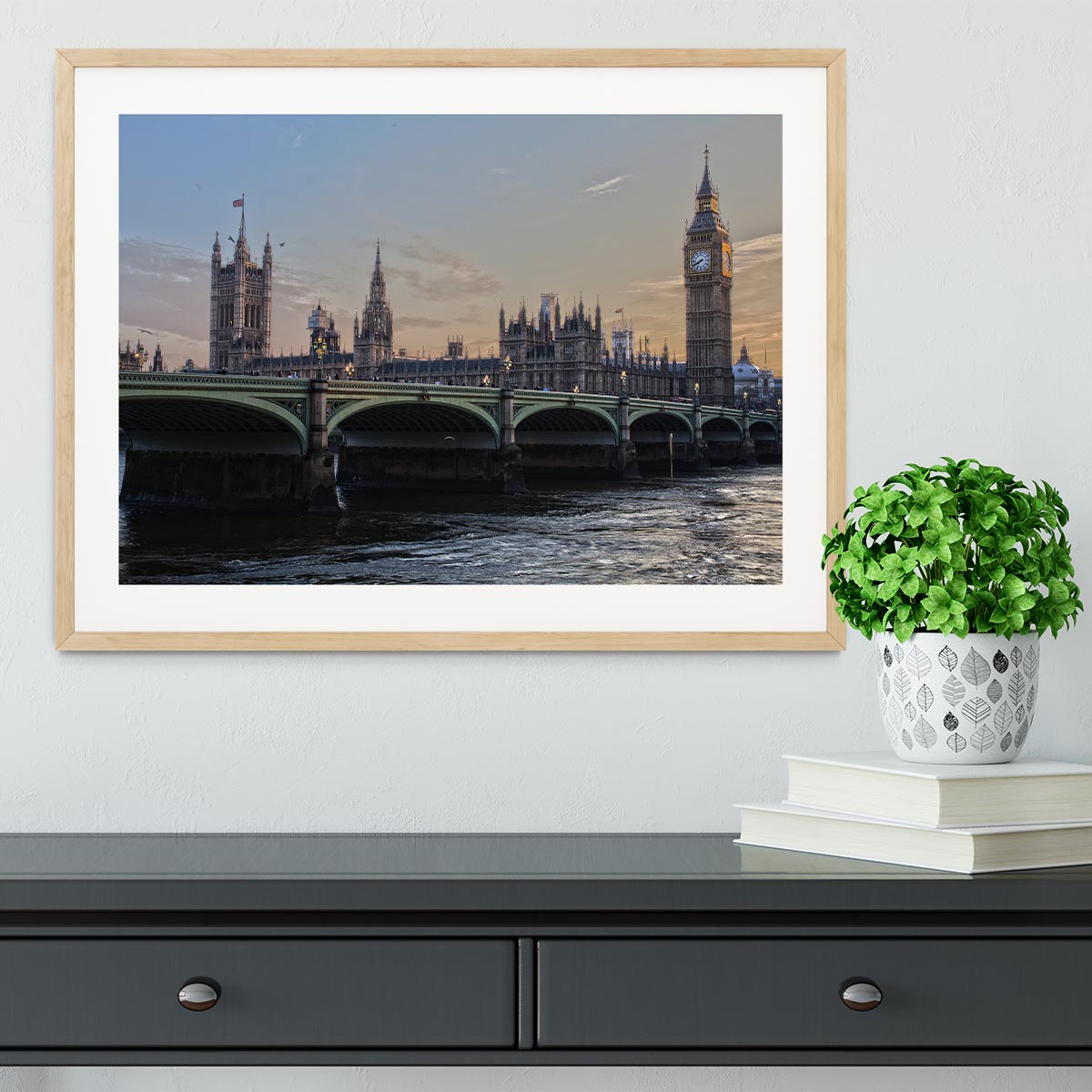 London Big Ben Framed Print - Canvas Art Rocks - 3