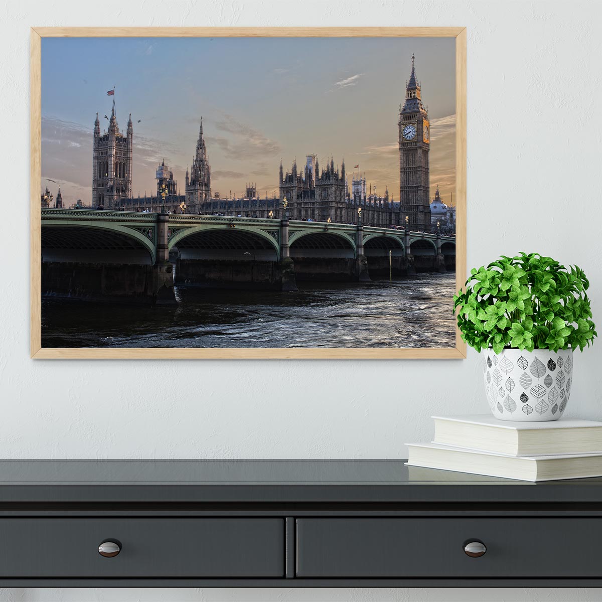 London Big Ben Framed Print - Canvas Art Rocks - 4