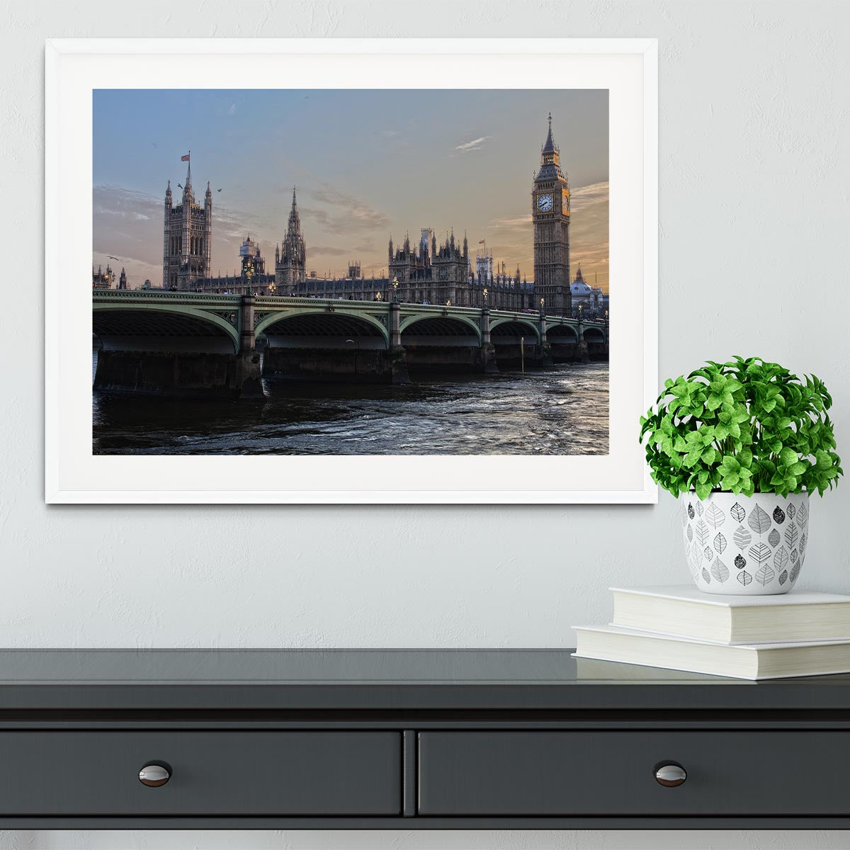London Big Ben Framed Print - Canvas Art Rocks - 5