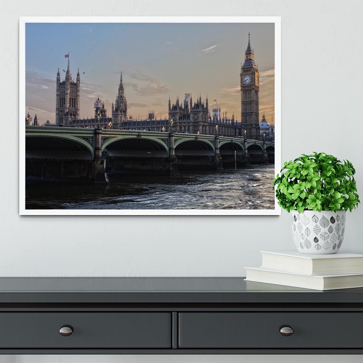 London Big Ben Framed Print - Canvas Art Rocks -6