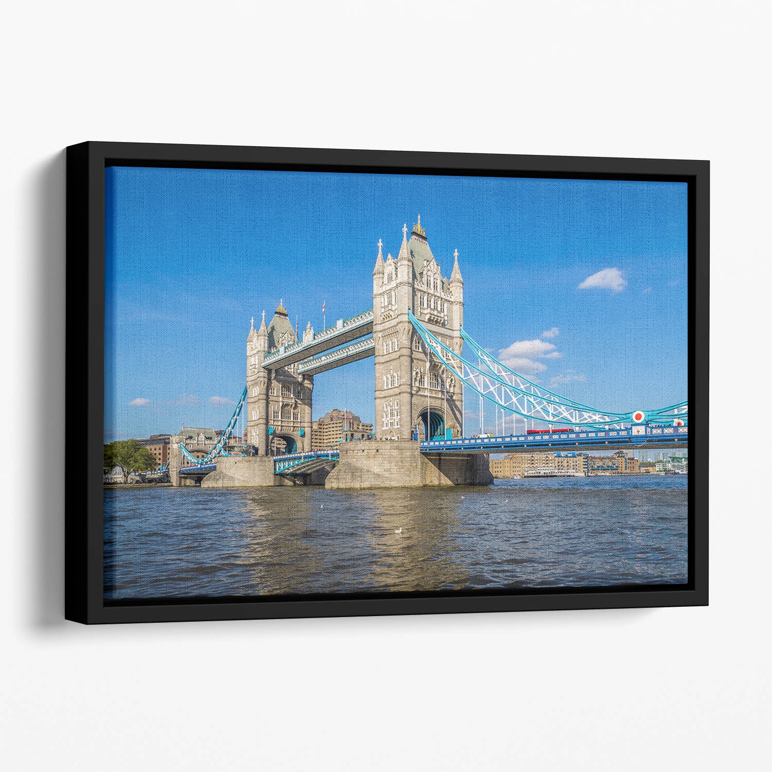 London Tower Bridge Floating Framed Canvas