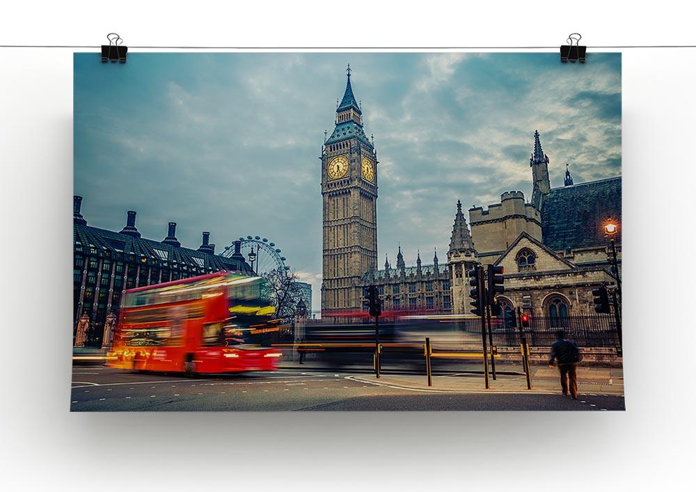London at early morning Canvas Print or Poster - Canvas Art Rocks - 2