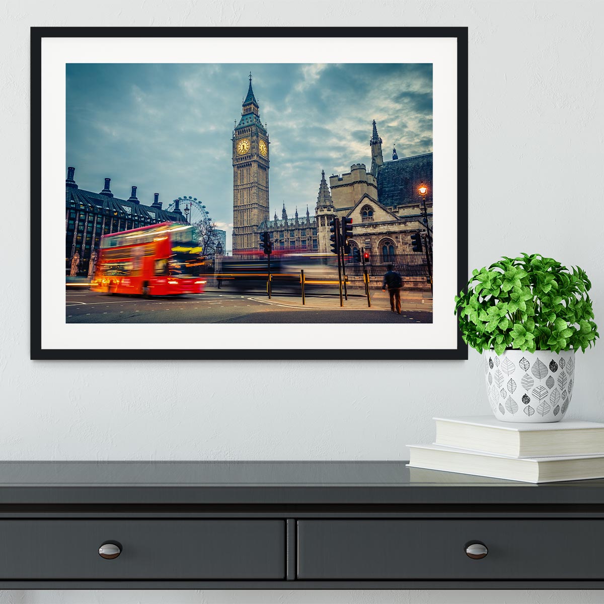 London at early morning Framed Print - Canvas Art Rocks - 1