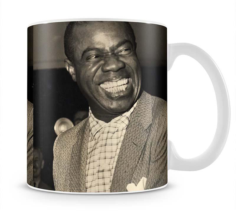 Louis Armstrong laughs Mug - Canvas Art Rocks - 1