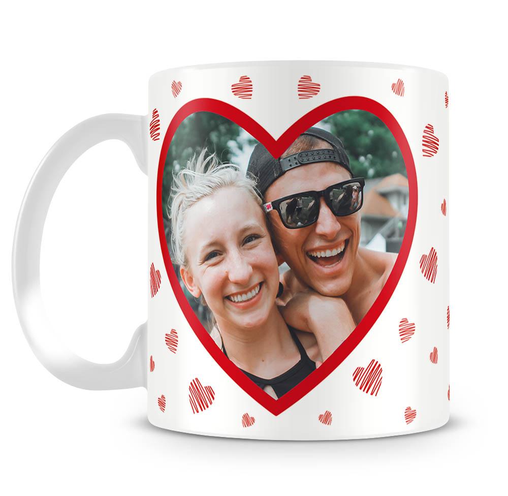 Love is You Photo Upload Personalised Mug
