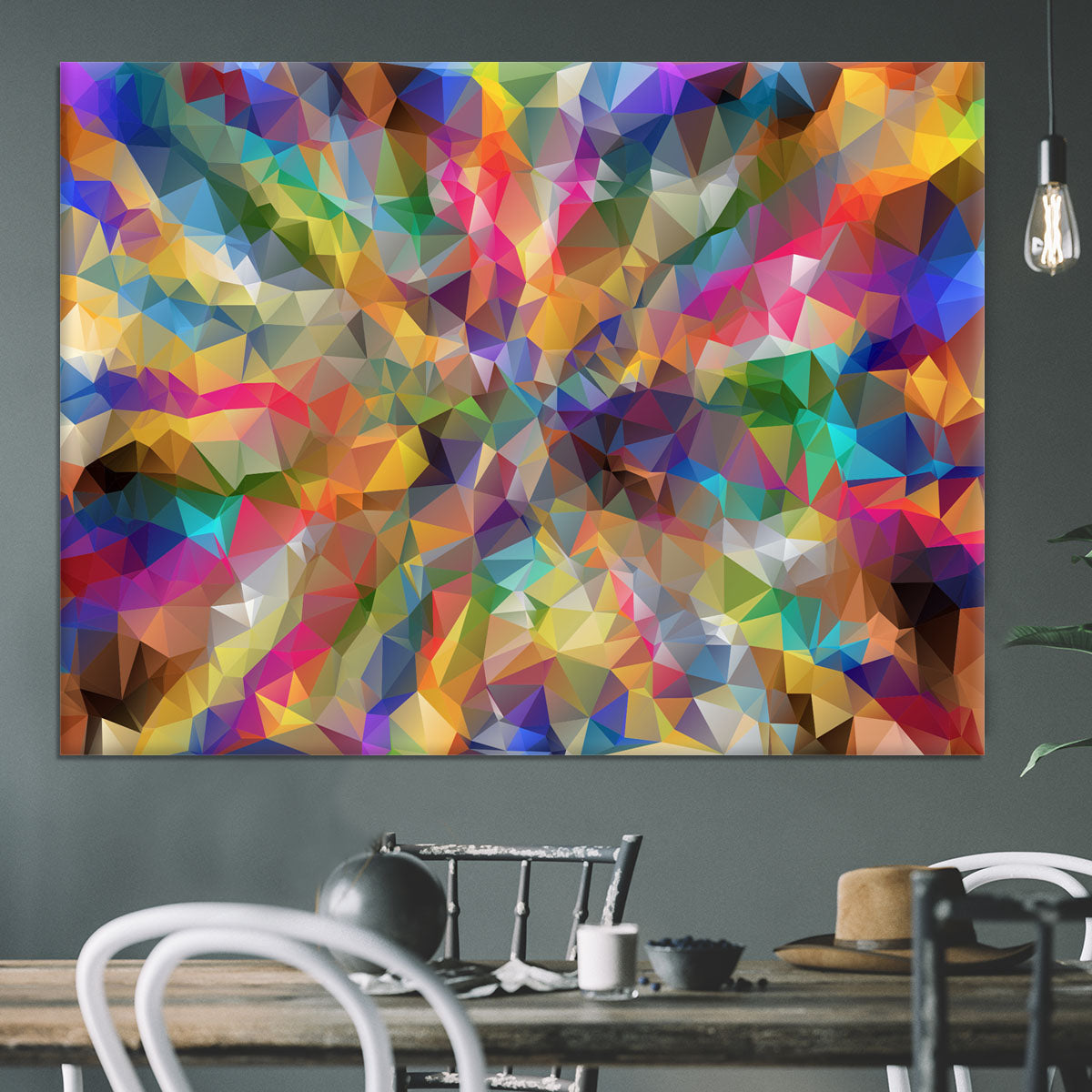 Low Poly Canvas Print or Poster - Canvas Art Rocks - 3