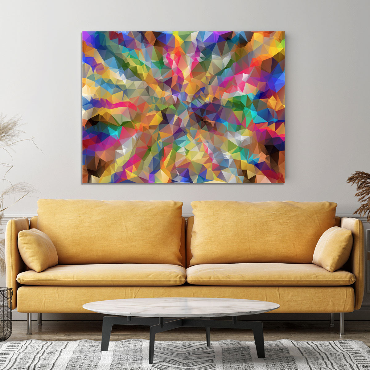 Low Poly Canvas Print or Poster - Canvas Art Rocks - 4
