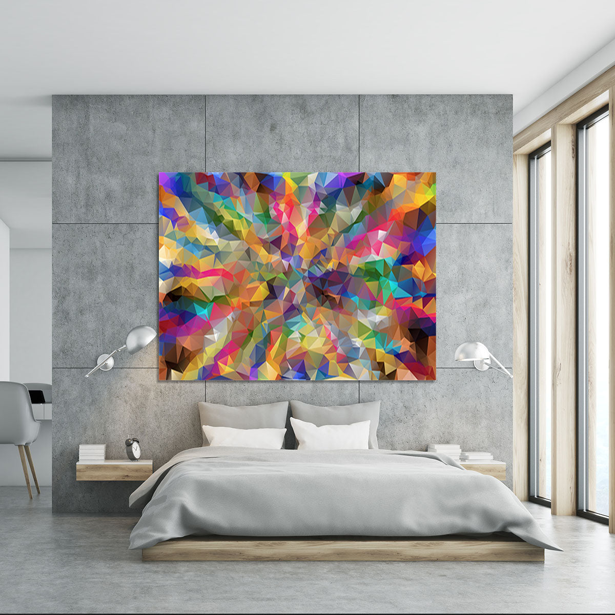 Low Poly Canvas Print or Poster - Canvas Art Rocks - 5