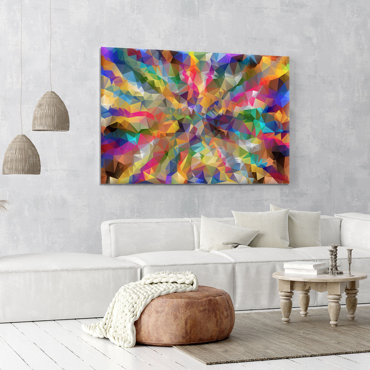 Low Poly Canvas Print or Poster - Canvas Art Rocks - 6