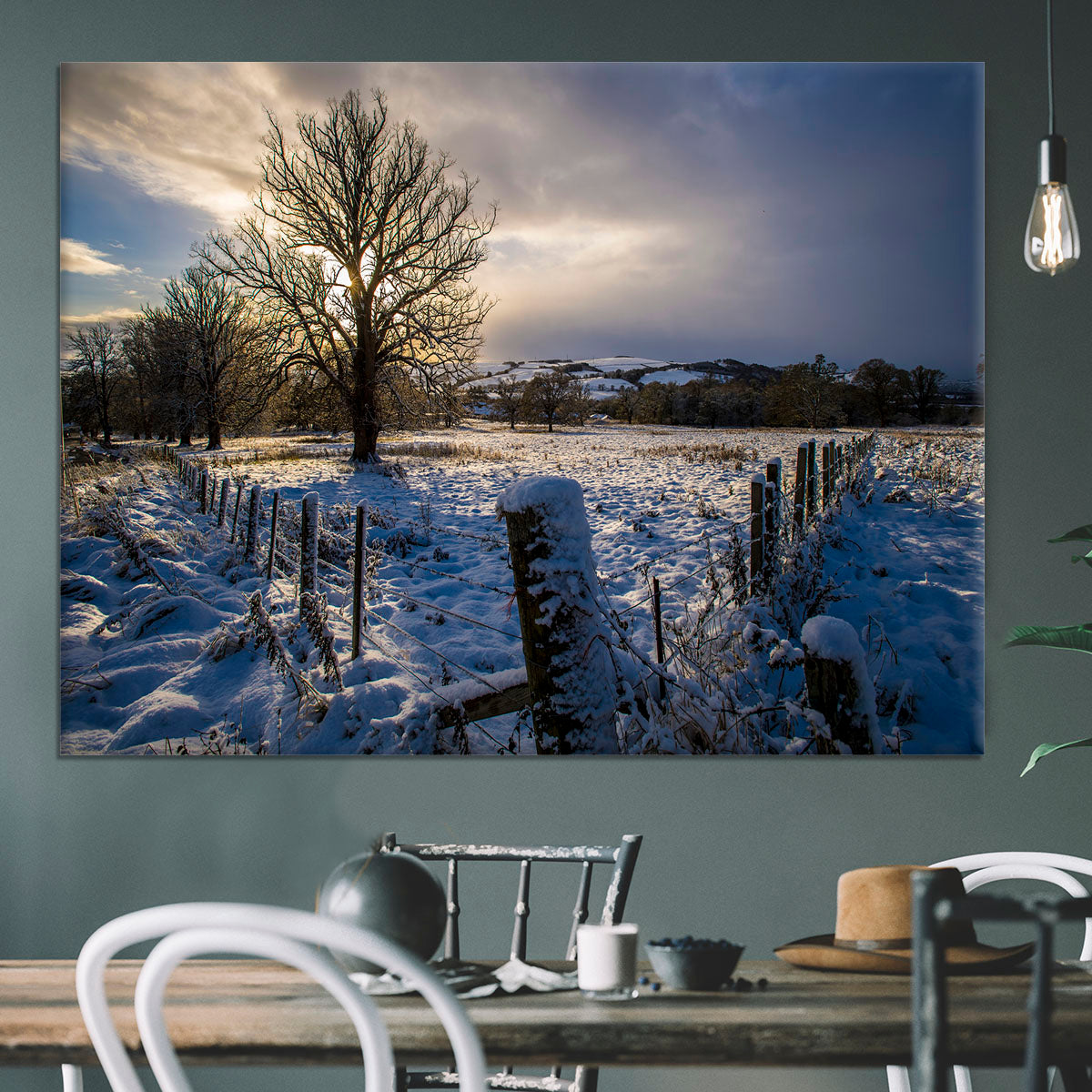 Low light on a winters day Canvas Print or Poster - Canvas Art Rocks - 3