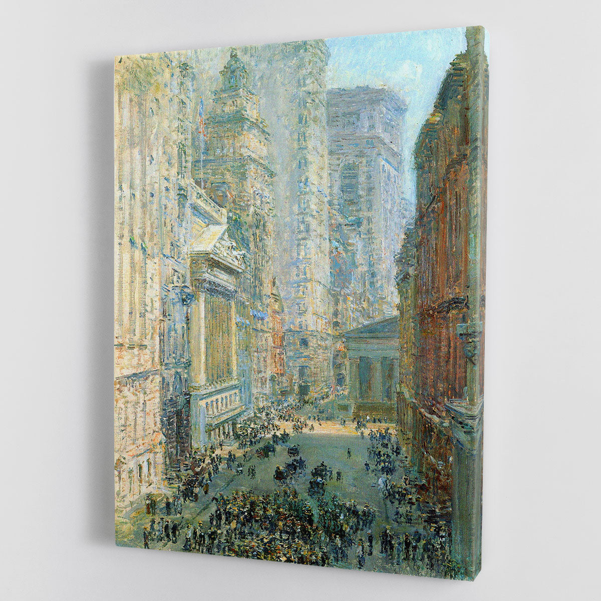 Lower Manhattan by Hassam Canvas Print or Poster - Canvas Art Rocks - 1