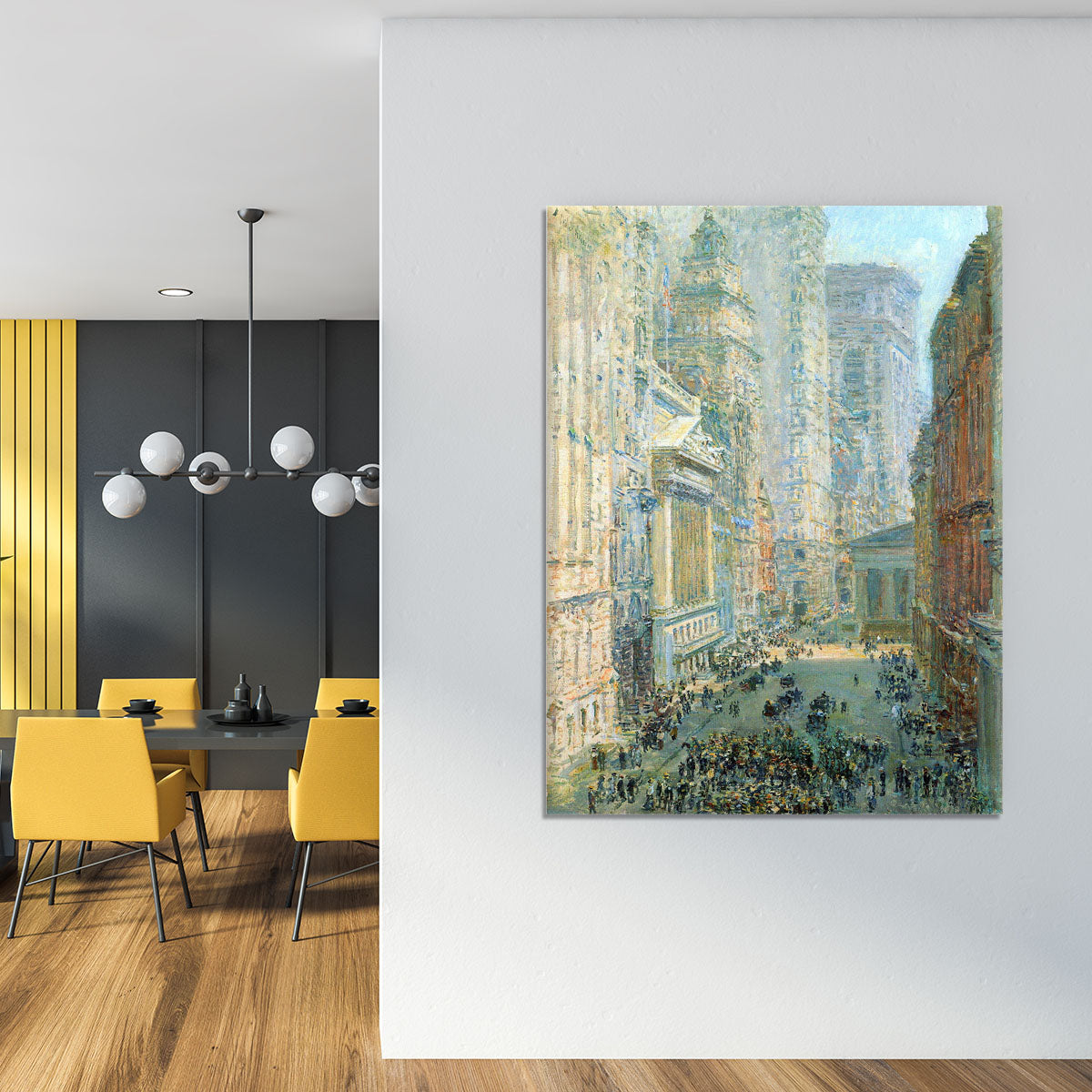 Lower Manhattan by Hassam Canvas Print or Poster - Canvas Art Rocks - 4