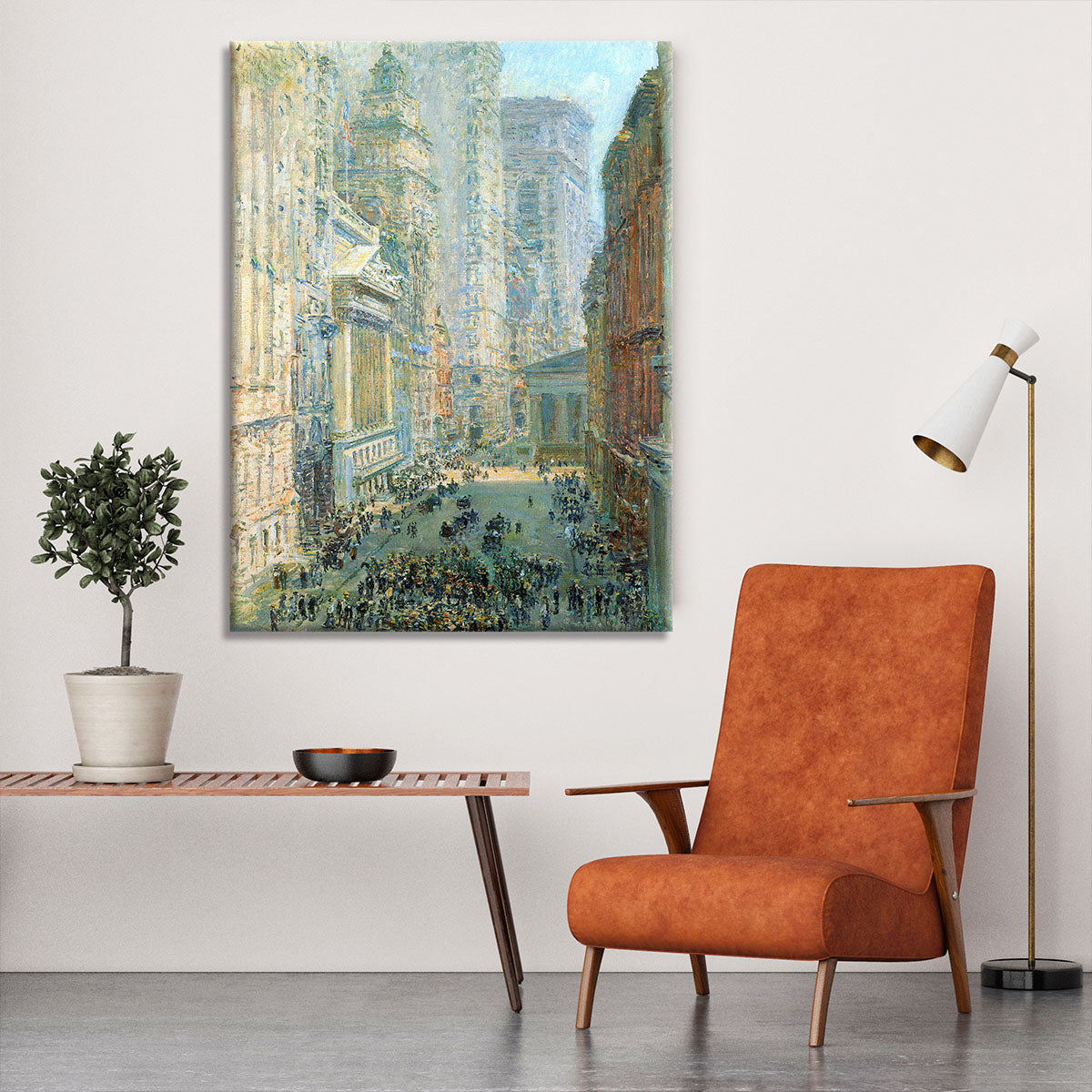 Lower Manhattan by Hassam Canvas Print or Poster - Canvas Art Rocks - 6