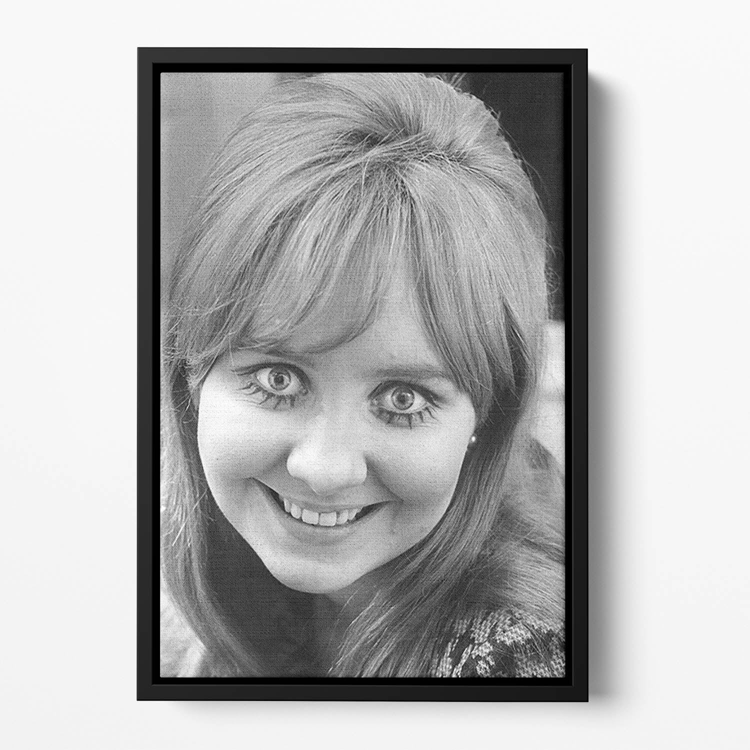 Lulu in 1968 Floating Framed Canvas