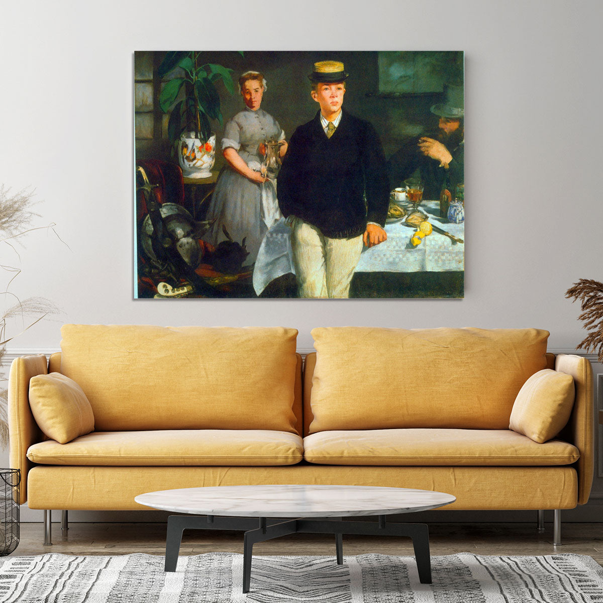 Luncheon by Manet Canvas Print or Poster - Canvas Art Rocks - 4