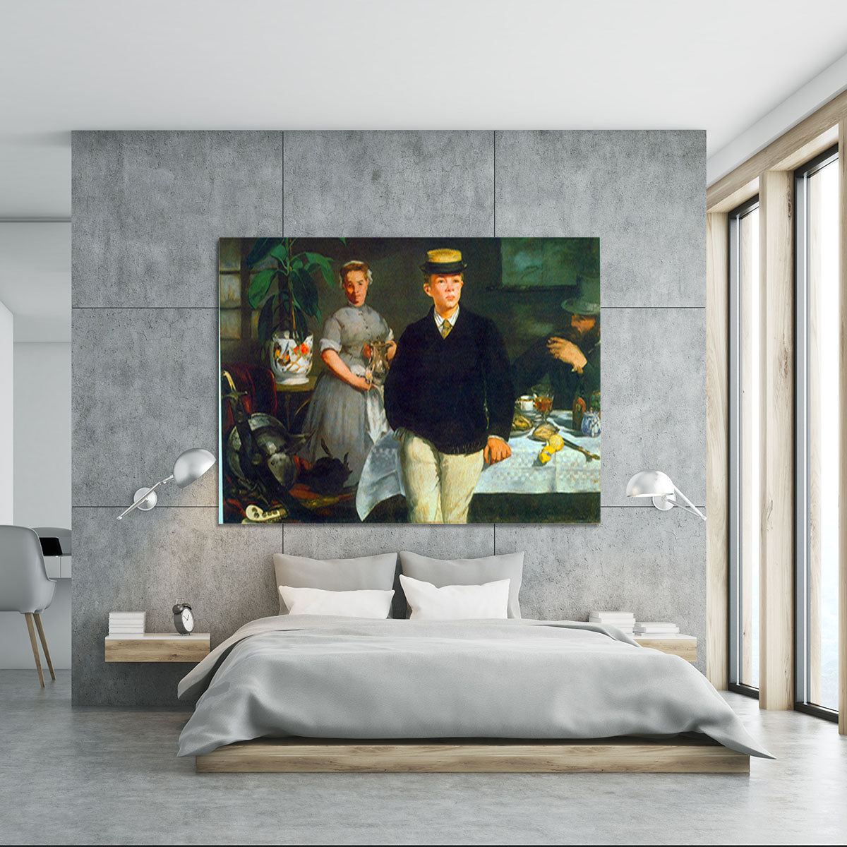 Luncheon by Manet Canvas Print or Poster - Canvas Art Rocks - 5