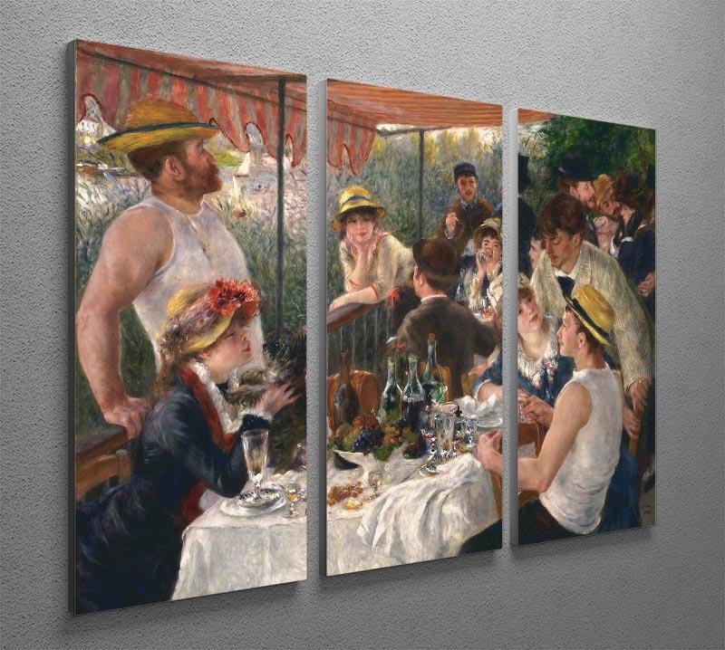 Luncheon of the Boating Party by Renoir 3 Split Panel Canvas Print - Canvas Art Rocks - 2
