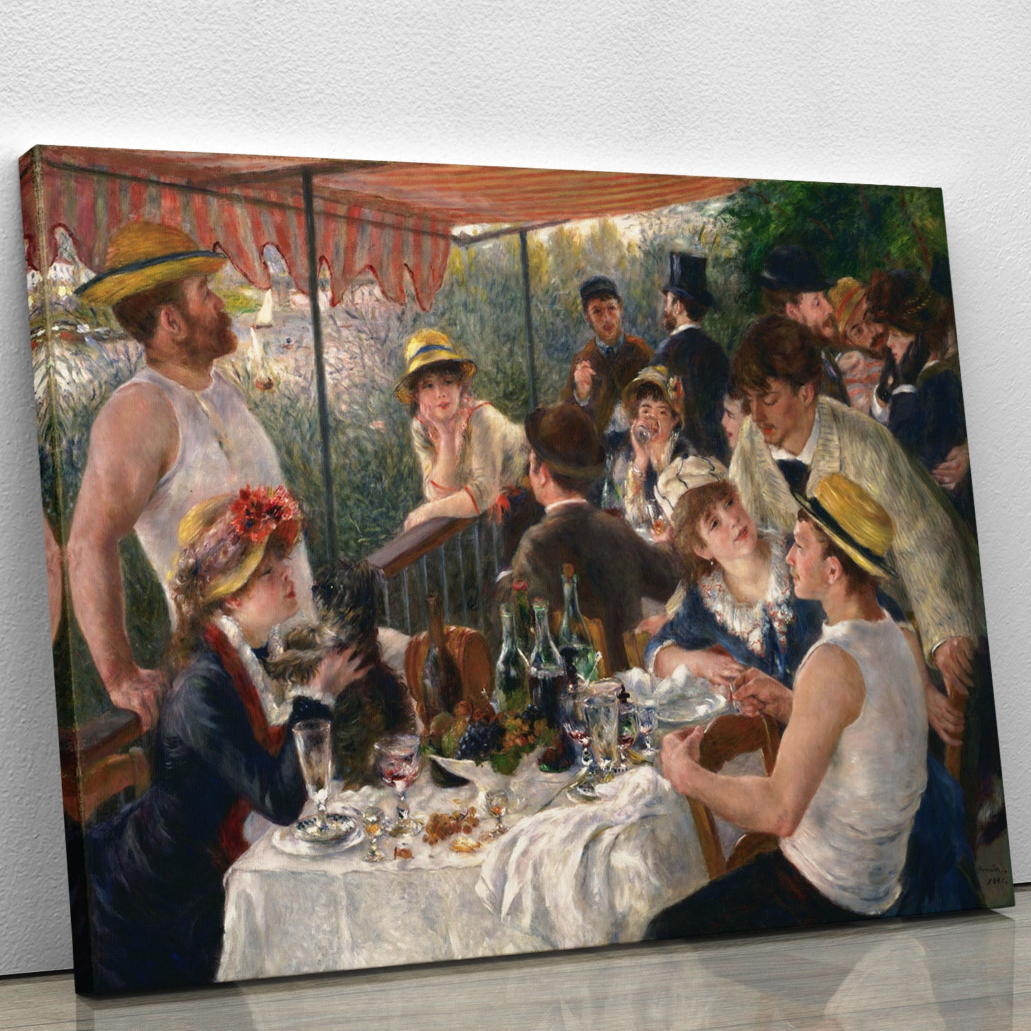 Luncheon of the Boating Party by Renoir Canvas Print or Poster - Canvas Art Rocks - 1