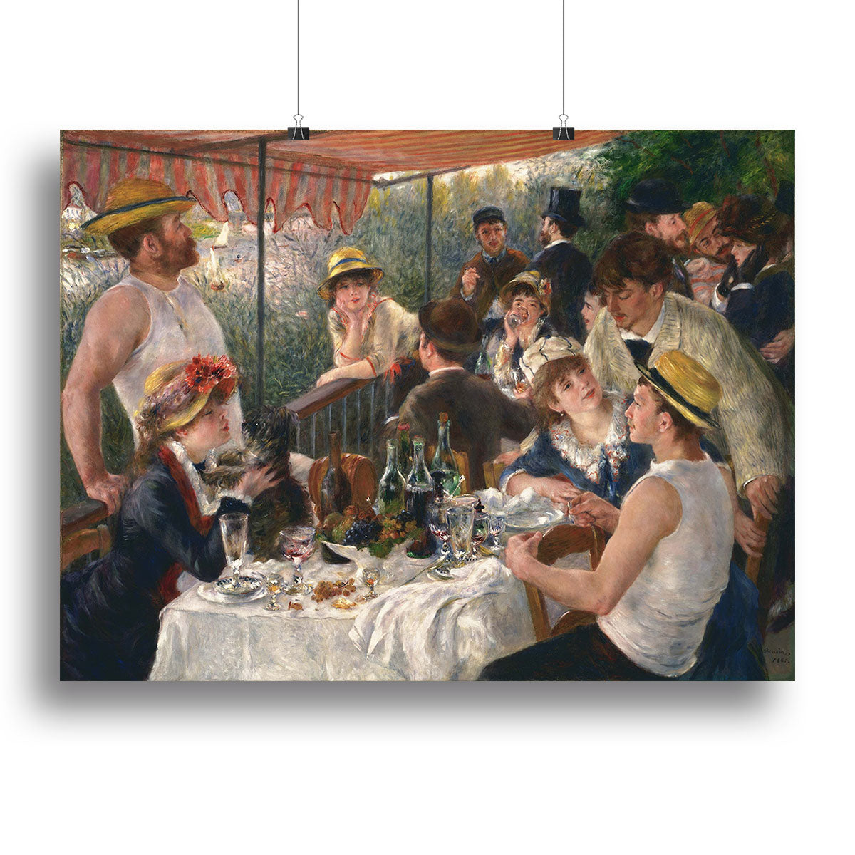 Luncheon of the Boating Party by Renoir Canvas Print or Poster - Canvas Art Rocks - 2