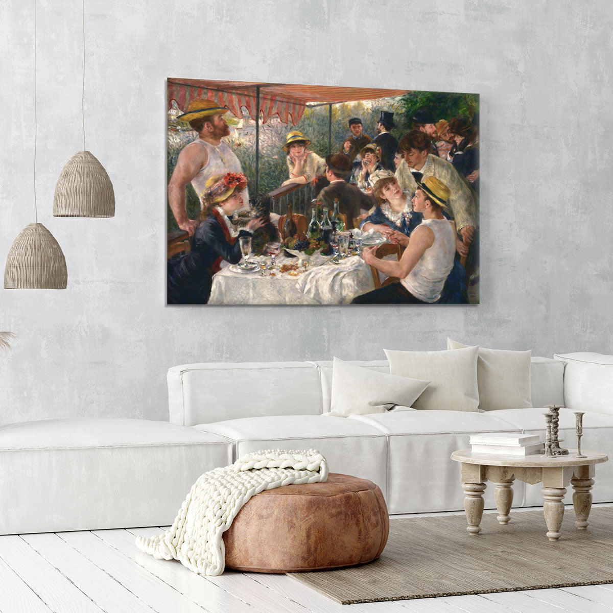 Luncheon of the Boating Party by Renoir Canvas Print or Poster - Canvas Art Rocks - 6