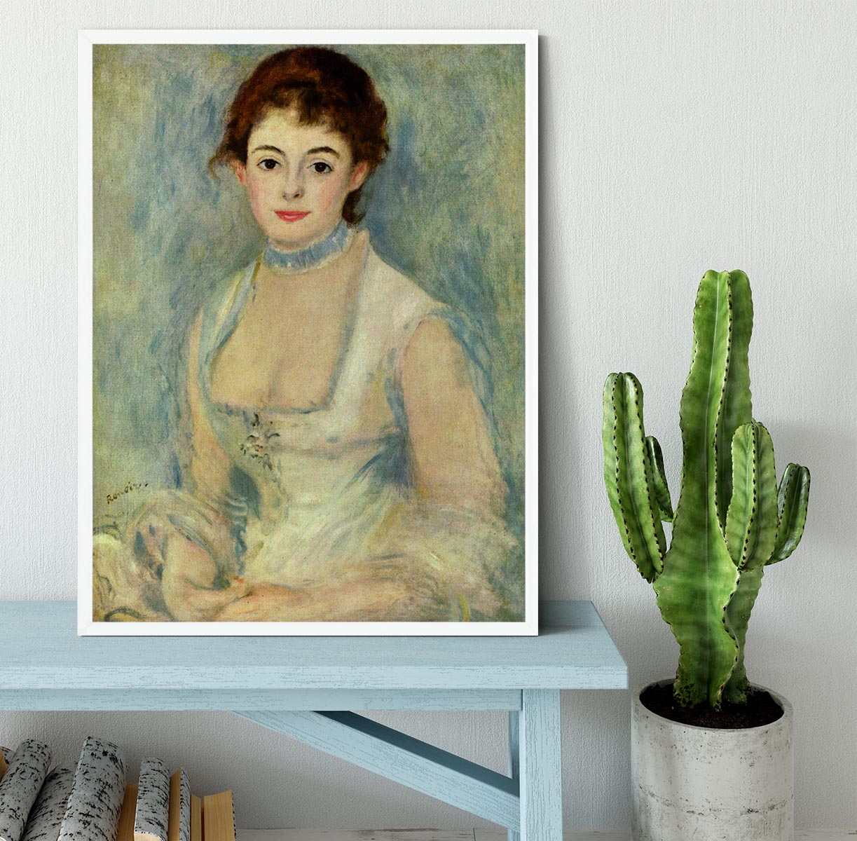 Madame Henriot by Renoir Framed Print - Canvas Art Rocks -6