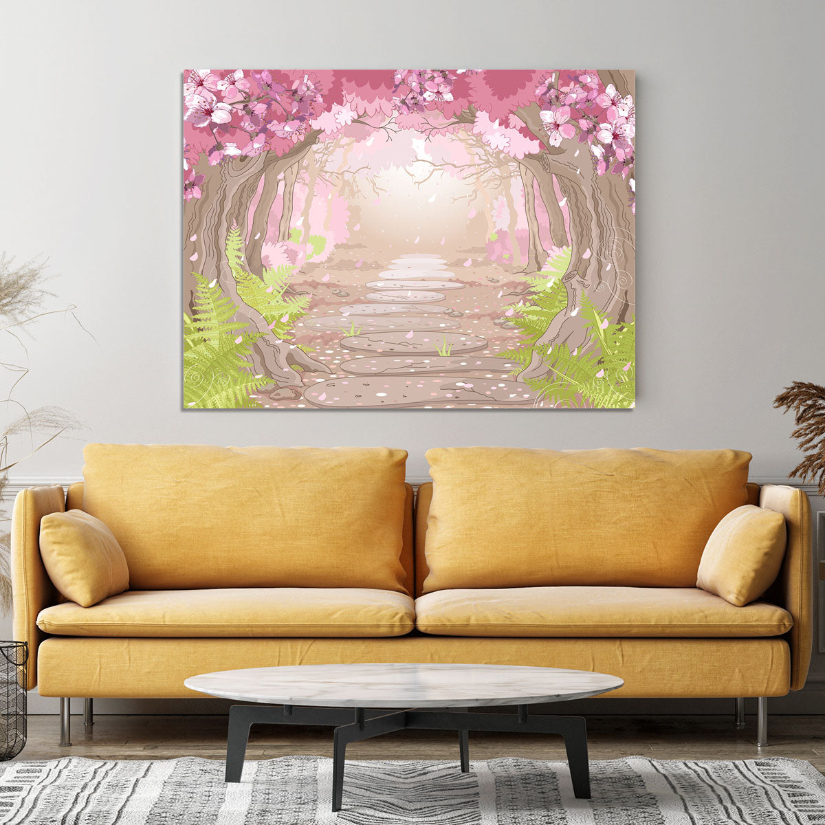 Magic spring forest Canvas Print or Poster - Canvas Art Rocks - 4