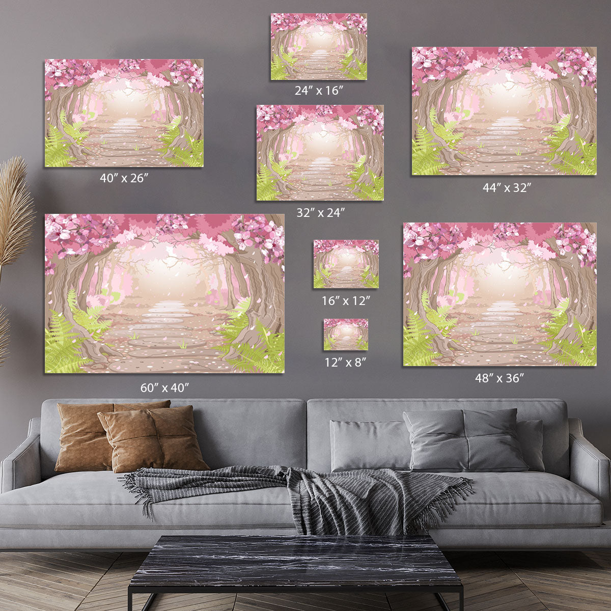 Magic spring forest Canvas Print or Poster - Canvas Art Rocks - 7
