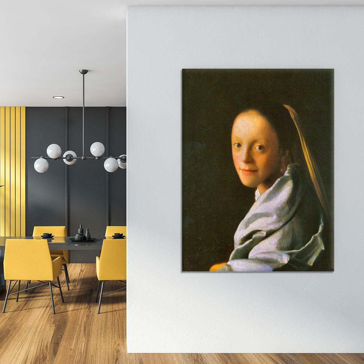 Maid by Vermeer Canvas Print or Poster - Canvas Art Rocks - 4