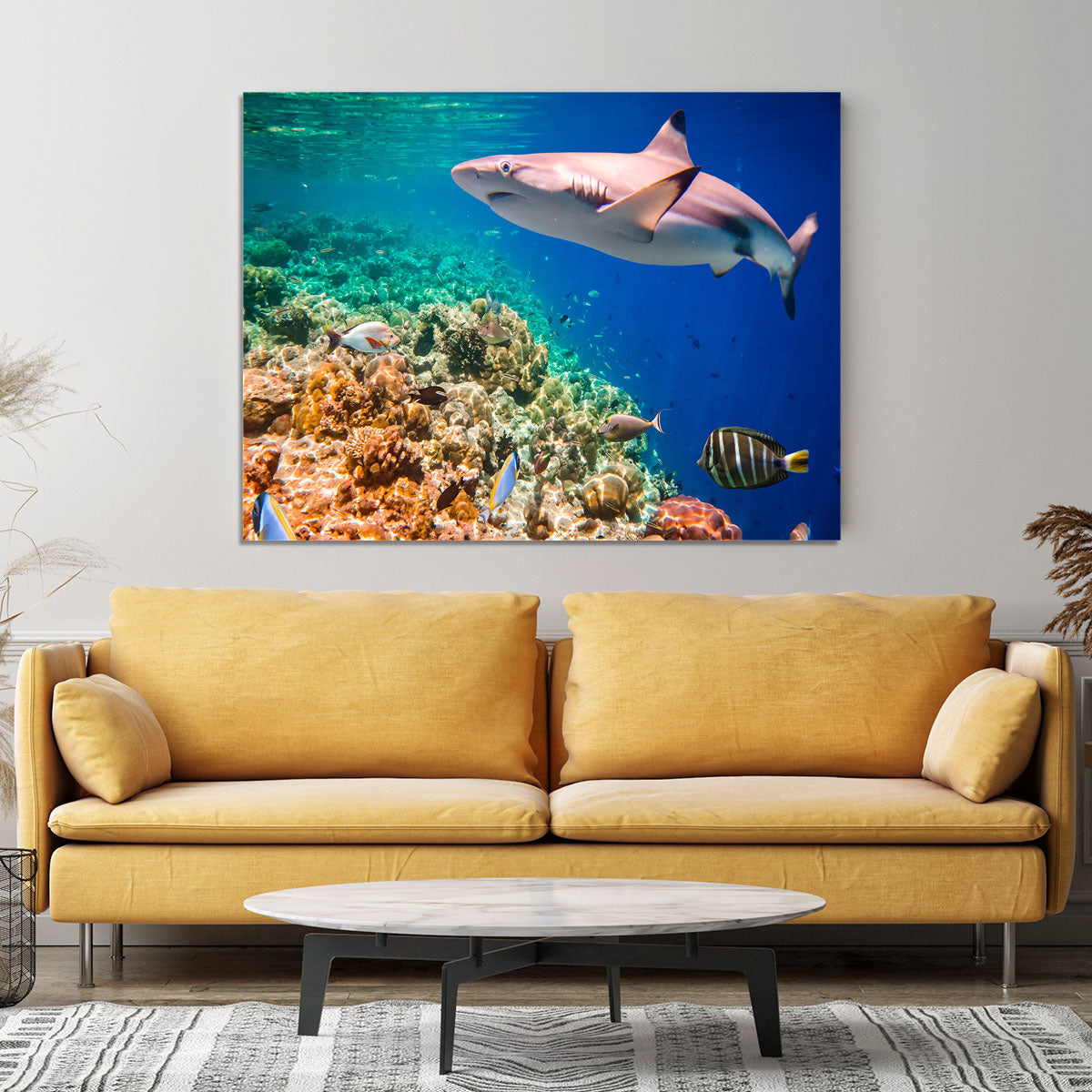 Maldives Indian Ocean coral reef Canvas Print or Poster - Canvas Art Rocks - 4