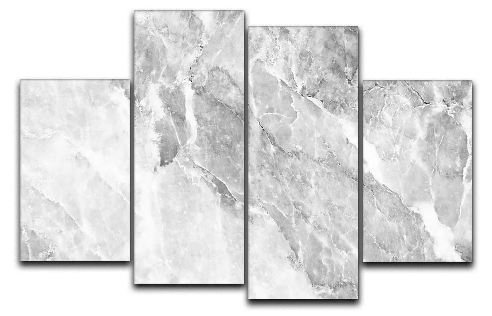 Marble 4 Split Panel Canvas - Canvas Art Rocks - 1