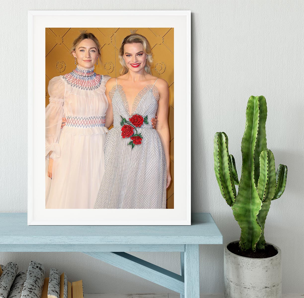Margot Robbie and Saoirse Ronan Framed Print - Canvas Art Rocks - 5